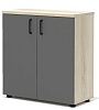 Офисный шкаф для документов низкий закрытый