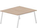 Составной Стол на 2 рабочих места (меламиновые аутлеты)