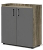 Офисный шкаф для документов низкий закрытый
