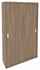 Офисный шкаф-купе комбинированный (полки + гардероб)