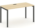 Стол письменный на металлокаркасе на П-образных опорах 40х40 Style Project