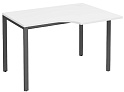 Стол письменный Комфорт на П-образном металлокаркасе (правый)