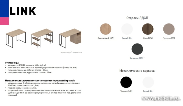 Офисная мебель Link