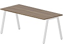 Стол рабочий на металлокаркасе (А-опоры / меламиновый аутлет)