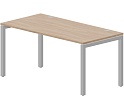 Стол рабочий на металлокаркасе (П-опоры / 2 громмета)