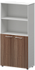 Офисный шкаф высокий полузакрытый