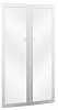 Комплект стеклянных дверей в раме (низкие)