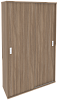 Офисный шкаф-купе комбинированный (полки + гардероб)