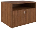 Офисная тумба для оргтехники, с нишей и распашными дверцами