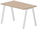 Стол рабочий на металлокаркасе (А-опоры / меламиновый аутлет)