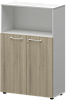 Офисный шкаф средний с нишей