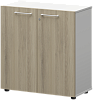 Офисный шкаф низкий закрытый