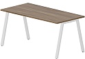 Стол рабочий на металлокаркасе (А-опоры / меламиновый аутлет)