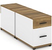 Тумба двухсторонняя опорная/приставная 1 ящик + 1 распашной фасад.