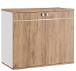 Офисный шкаф низкий закрытый