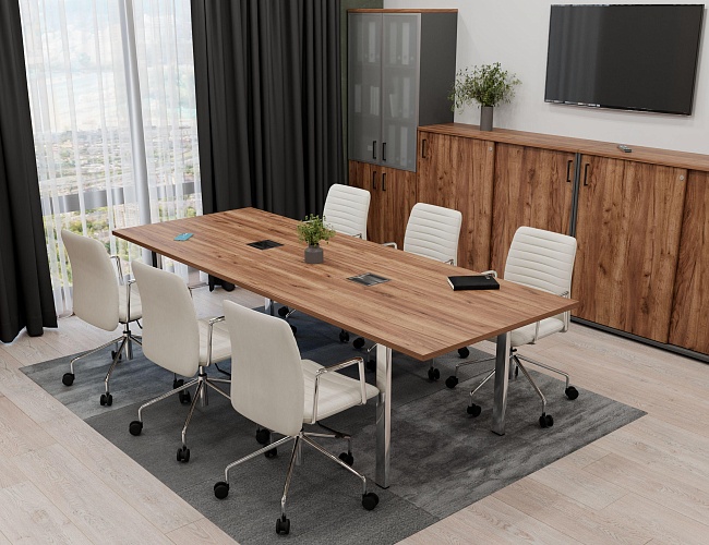 фото столы Проджект Люкс Дуб