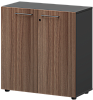 Офисный шкаф низкий закрытый