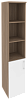 Офисный шкаф высокий узкий лев./прав. (1 низкий фасад ЛДСП)