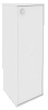 Офисный шкаф средний узкий правый