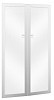 Комплект стеклянных дверей в раме (высокие)