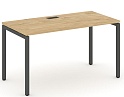 Стол письменный на металлокаркасе на П-образных опорах 40х40 Style Project