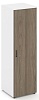 Гардероб узкий глубокий универсальный, задняя стенка ЛДСП