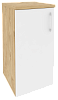 Офисный шкаф низкий узкий лев./прав. (1 низкий фасад ЛДСП)