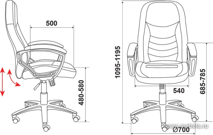 кресло T-9910N