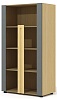 Стеллаж со стеклянными дверьми