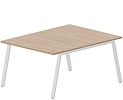 Составной Стол на 2 рабочих места (меламиновые аутлеты)