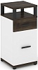Тумба опорная/приставная 1 ящик + 1 распашной фасад. С надставкой.