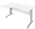 Стол эргономичный на металлокаркасе (левый)