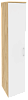 Офисный шкаф высокий узкий лев./прав. (1 высокий фасад ЛДСП)
