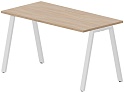 Стол рабочий на металлокаркасе (А-опоры / меламиновый аутлет)