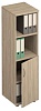 Офисный шкаф для документов узкий полузакрытый