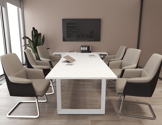 фото столы Onix Metal-O White №3