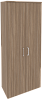 Офисный шкаф высокий широкий (2 высоких фасада ЛДСП)