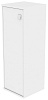 Офисный шкаф узкий средний закрытый