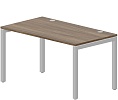Стол рабочий на металлокаркасе (П-опоры / 2 громмета)