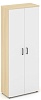 Офисный шкаф высокий широкий (2 высоких фасада, задняя стенка ЛДСП