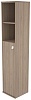 Офисный шкаф высокий узкий полузакрытый(Л/Пр)