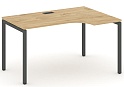 Стол рабочий эргономичный на П-образных опорах 40х40 (Левый/Правый)