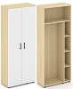 Гардероб широкий неглубокий, задняя стенка ЛДСП