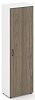 Гардероб узкий неглубокий универсальный, задняя стенка ЛДСП