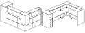 Ресепшен угловой г-образный с внешним углом 4