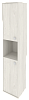Офисный шкаф высокий узкий левый